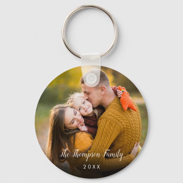 Porte-clés Votre photo de famille préférée (Recto)