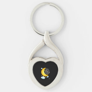 Porte-clés Vous aimez jusqu'à la lune et retour Partagez votr