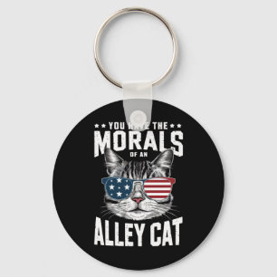 Porte-clés Vous Avez La Morale D'Un Chat Alley Drôle plaisant
