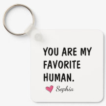 Vous êtes mon humain préféré Cadeau personnalisé p