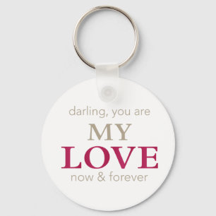 Porte-clés vous êtes mon Love Cushion