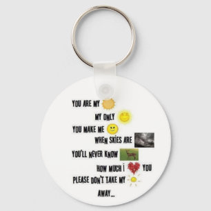Porte-clés Vous êtes mon soleil - Porte - clé