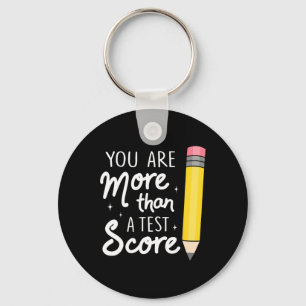 Porte-clés Vous êtes plus qu'un score de test Professeur Jour