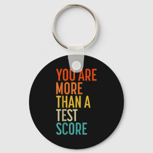 Porte-clés Vous êtes plus qu'un score de test Vintage Profess