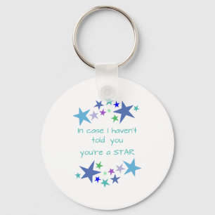 Porte-clés Vous êtes un Star Inspirational Citation motivatio
