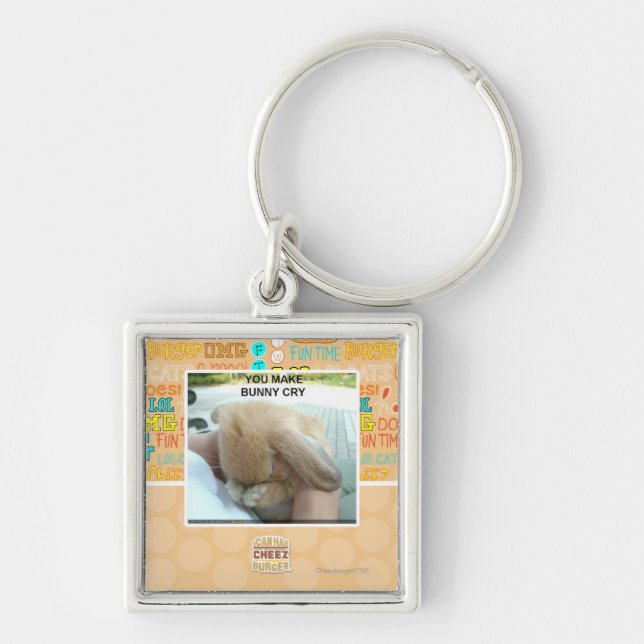 Porte-clés Vous faites le lapin pleurer (Devant)