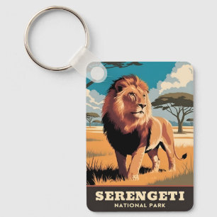 Porte-clés Voyage Ancien Parc National du Serengeti Tanzanie