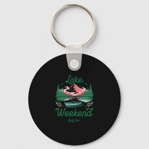Porte-clés Voyage de vacances de week-end au lac Big Sur Cali
