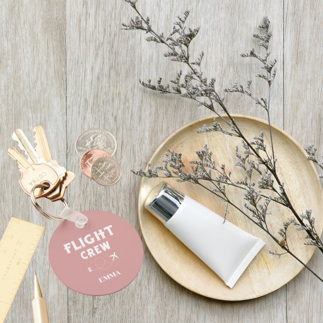 Porte-clés Voyage d'équipage de conduite Vacances d'avion ros (Créateur téléchargé)