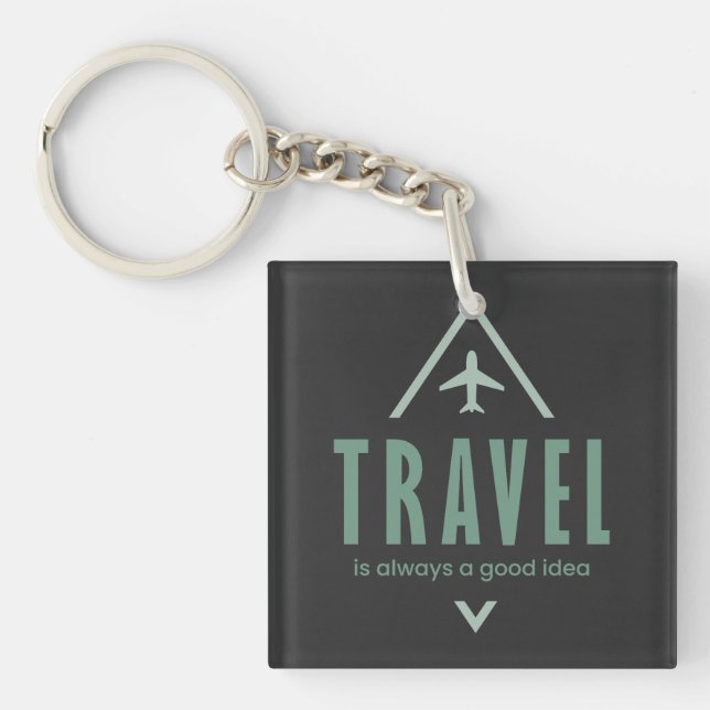 Porte-clés Voyage est toujours une bonne idée, Recherche d'av (Devant)