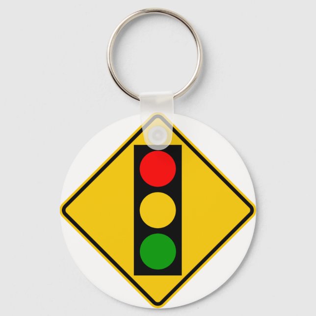 Porte-clés Voyage léger avant le signal routier (Recto)