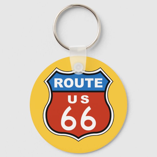 Porte-clés Voyage US 66 (Recto)