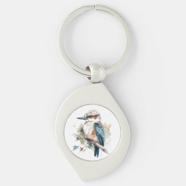 Porte-clés Vrai bleu Kookaburra (Devant)