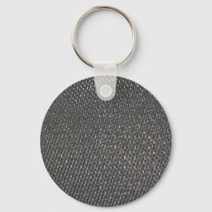 Porte-clés Vraie fibre CRUE de carbone texturisée