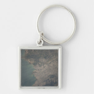 Porte-clés Vue aérienne de la région de Port-au-Prince du