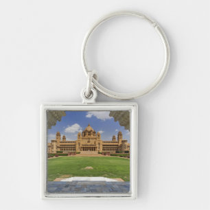 Porte-clés Vue arrière de l'hôtel Umaid Bhawan Palace, Jodj