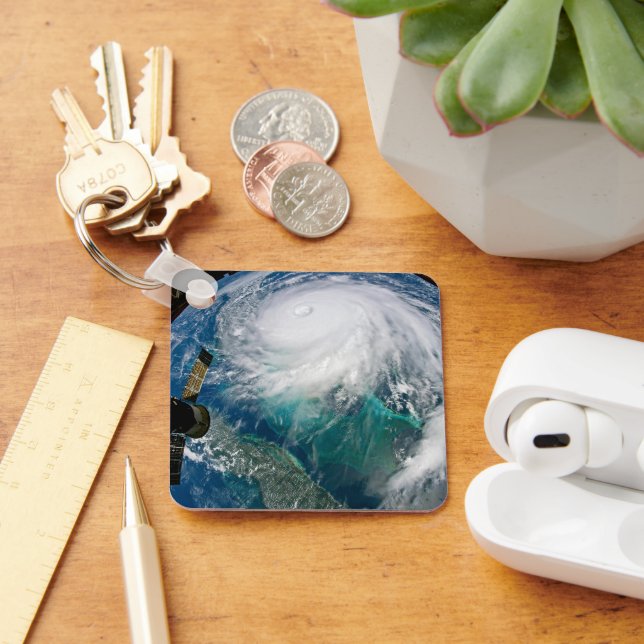 Porte-clés Vue De L'Ouragan Dorian. (Bureau)