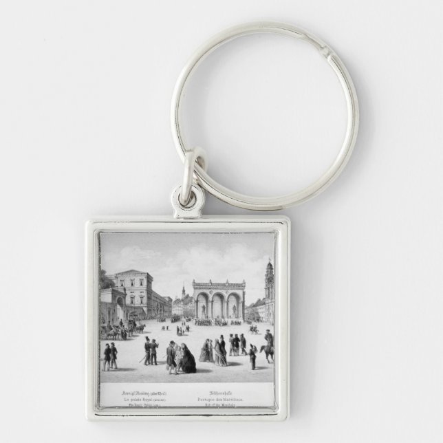 Porte-clés Vue de Munich, 1869 (Devant)
