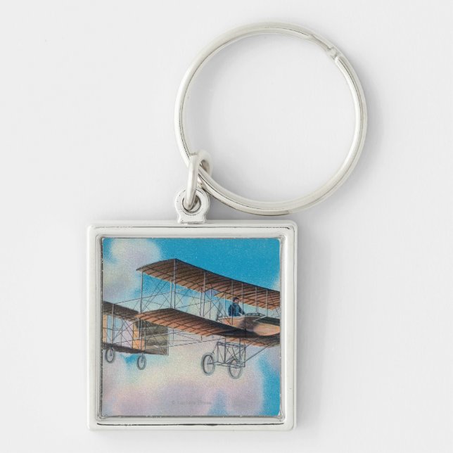 Porte-clés Vue de Voisin BiplaneFrance (Devant)