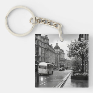 Porte-clés Vue élégante sur rue