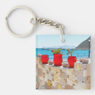 Porte-clés Vue sur la mer
