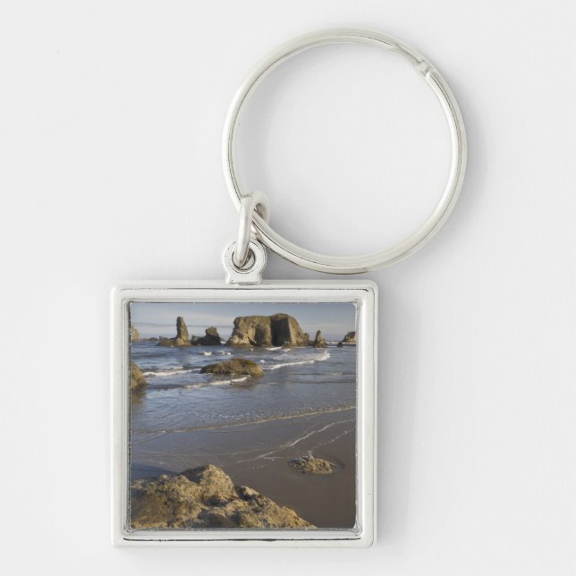 Porte-clés Vue sur le littoral, Bandon, Oregon (Devant)