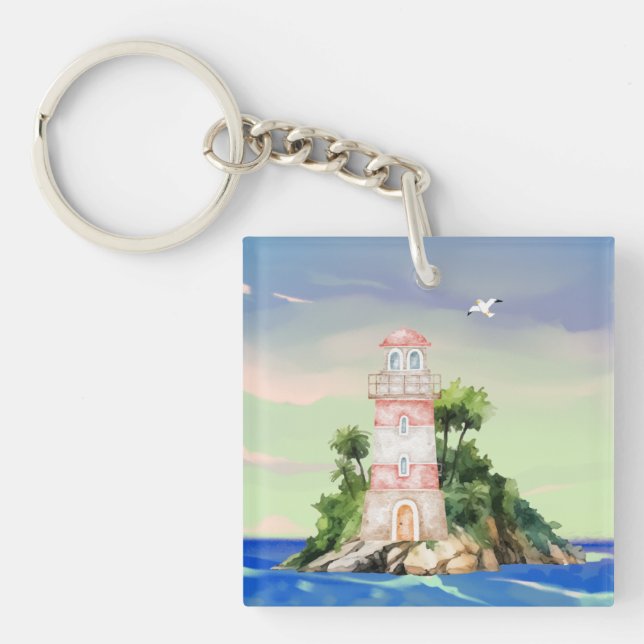 Porte-clés Vue sur l'océan (Devant)