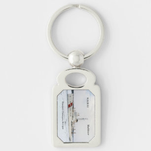 Porte-clés WAGB 83 porte - clé en métal blanc Mackinaw