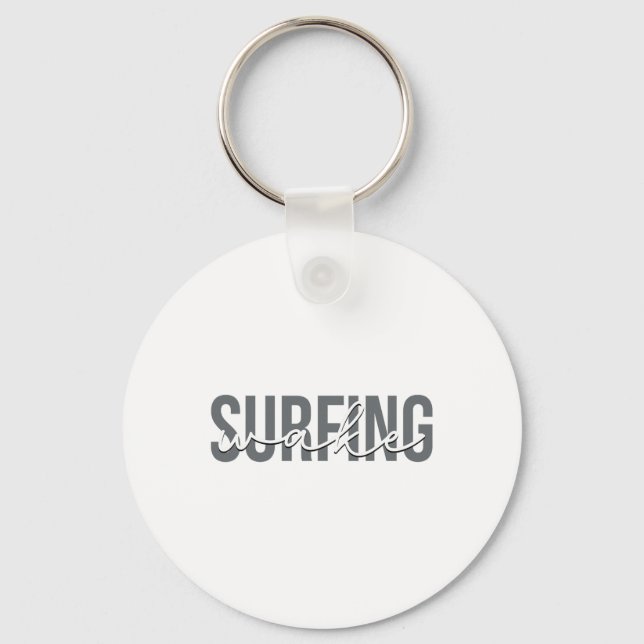 Porte-clés Wake Surfing Wakesurf Wake Surfer Surfing Boat  (Recto)