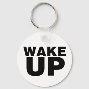 Porte-clés Wake up Black