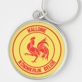 Porte-clés Wallonie Round Emblem