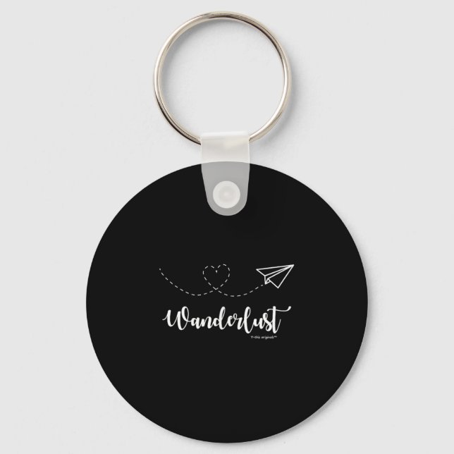 Porte-clés Wanderlust - Travel - Motivational Graphic Tee  (Recto)