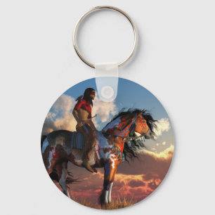 Porte-clés Warrior and War Horse