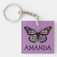 Watercolor Monarch Butterfly PURPLE PERSONNALISER