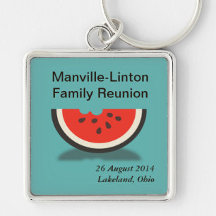 Porte-clés Watermelon Custom Family Reunion Souvenir Clavier