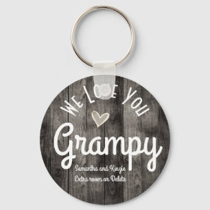 Porte-clés We Love you Grampy Custom Names