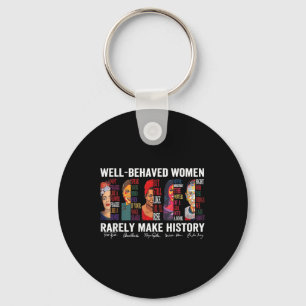 Porte-clés Well Behaved Women Rarely Make History