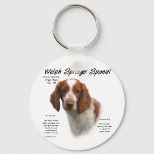 Porte-clés Welsh Springer espagnol histoire design