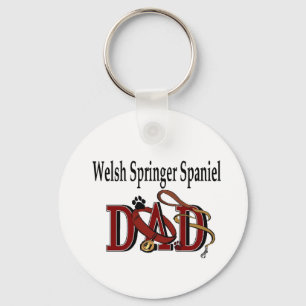 Porte-clés Welsh Springer Spaniel Papa Cadeaux