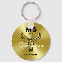Western Country Cowboy Mariage Monogram Groomsmen