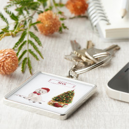 Porte-clés Westin Funny Chien de Noël avec arbre