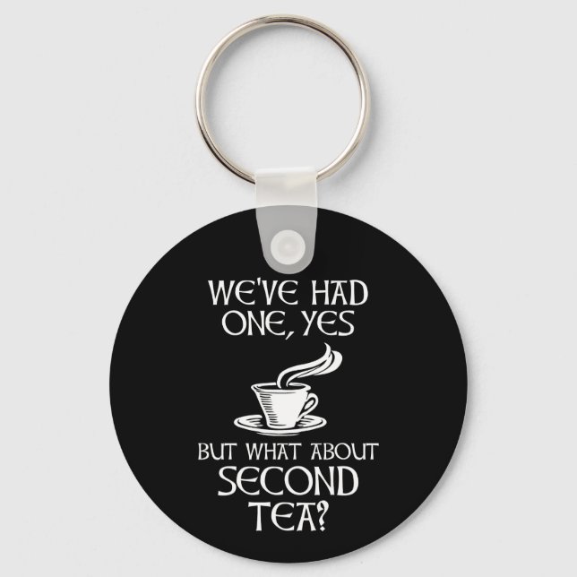 Porte-clés We've Had One Yes But What About Second Tea? (Recto)