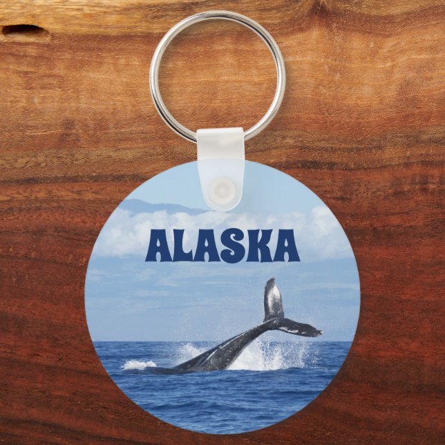 Porte-clés Whale Tail Alaska Porte - clé Cadeau (Recto)