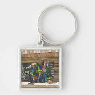 Porte-clés Whimsical Tropical Hawaiian Walrus Marine Life
