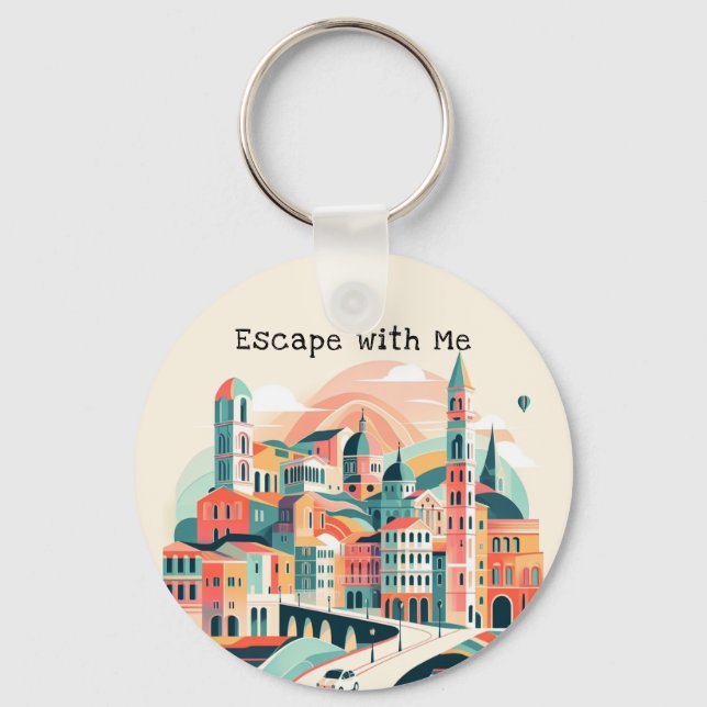 Porte-clés Whimsslust Dreamscape Adventurer (Recto)