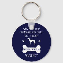 Porte-clés Whippet chien meilleur ami