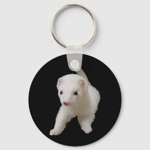 Porte-clés White Baby Ferret