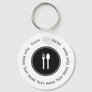 Porte-clés White Fork and Spoon