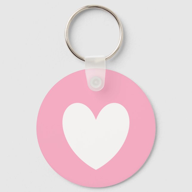 Porte-clés White Heart Keychain (Recto)