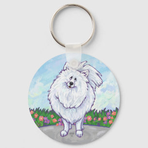 Porte-clés White Pomeranian Gifts & Accessories